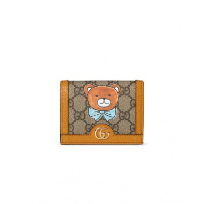 GUCCI X KAI COLLABORATION BI-FOLD WALLET GG SUPREME CANVAS ‎660510 (11*8.5*3cm)